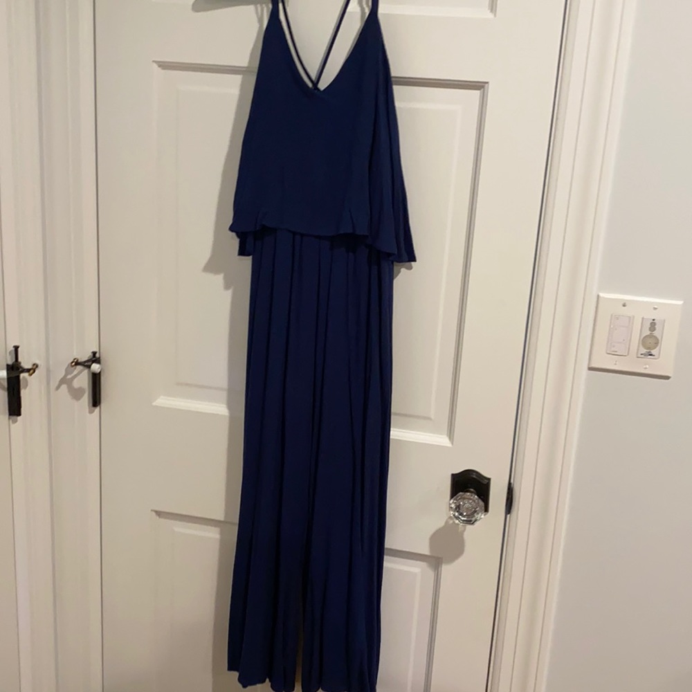 Blue jumpsuit